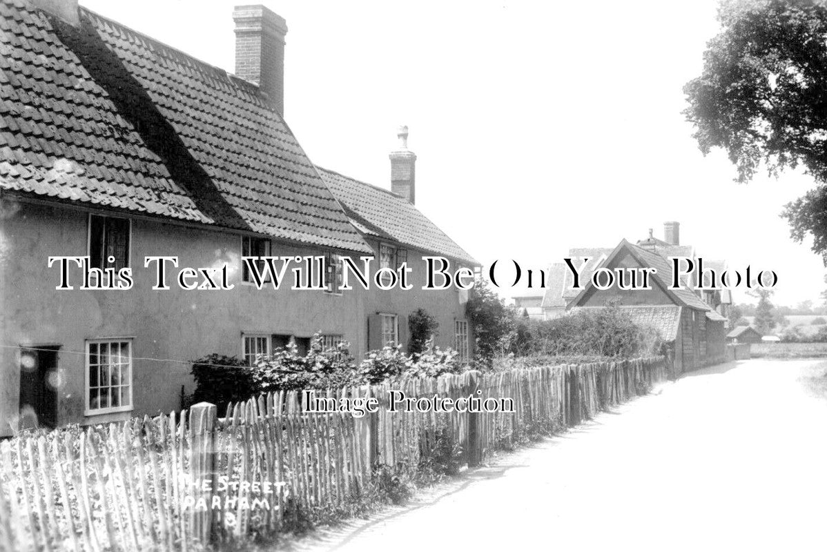 SF 3352 - The Street, Parham, Suffolk c1934