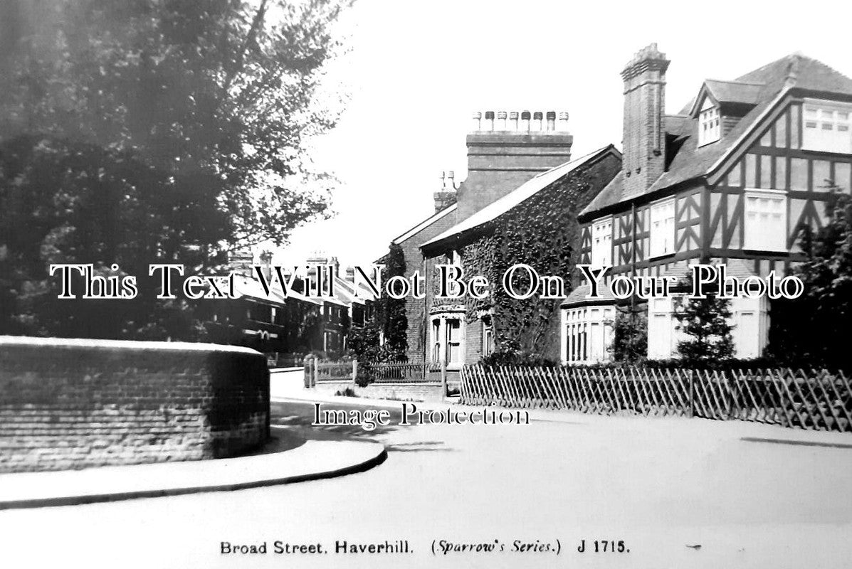 SF 3372 - Broad Street, Haverhill, Suffolk c1917