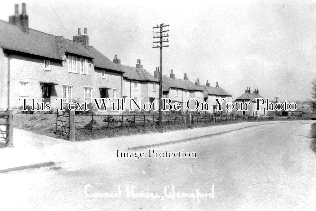 SF 3385 - Council Houses, Glemsford, Suffolk