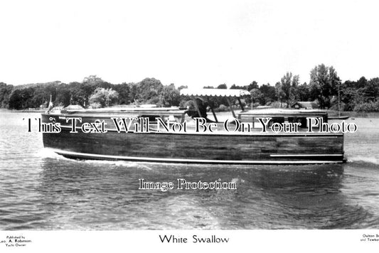 SF 3417 - White Swallow Boat, Oulton Broad, Norfolk, Suffolk c1951