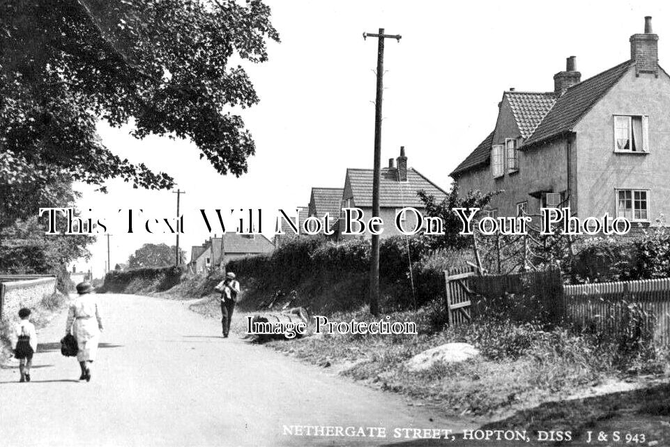 SF 3419 - Nethergate Street, Hopton, Diss, Suffolk c1930