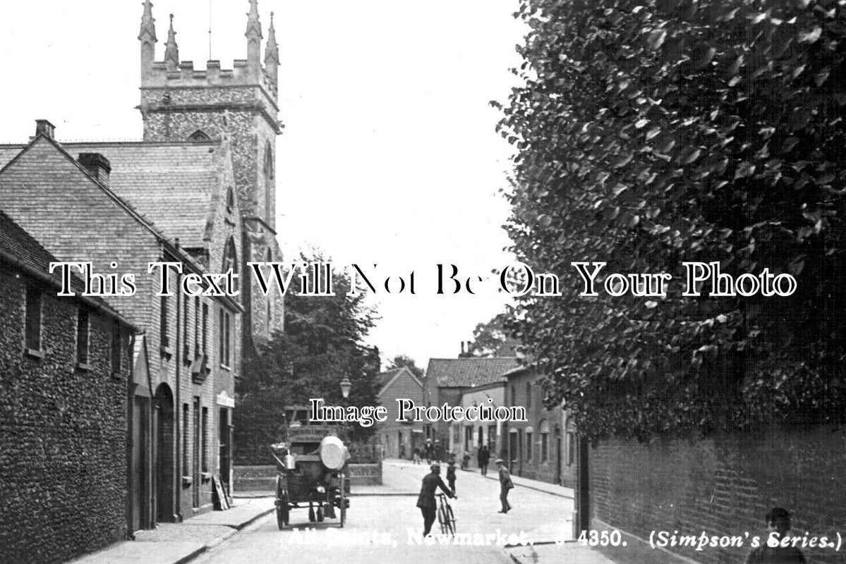 SF 3435 - All Saints Church, Newmarket, Suffolk c1921