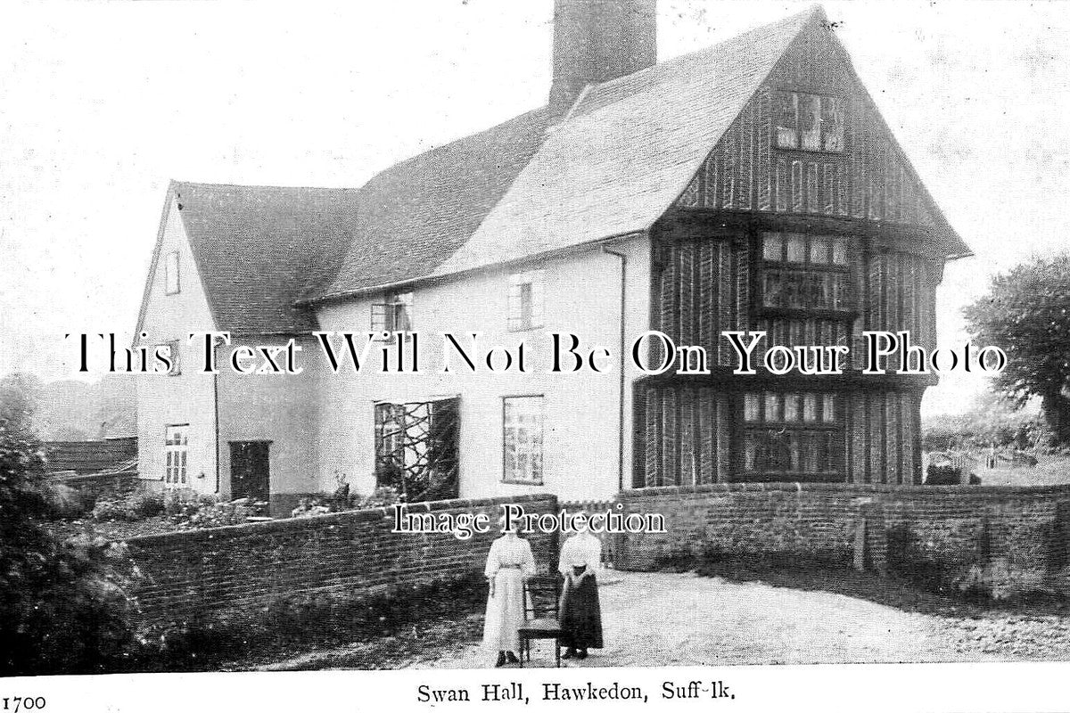 SF 3510 - Swan Hall, Hawkedon, Suffolk c1908