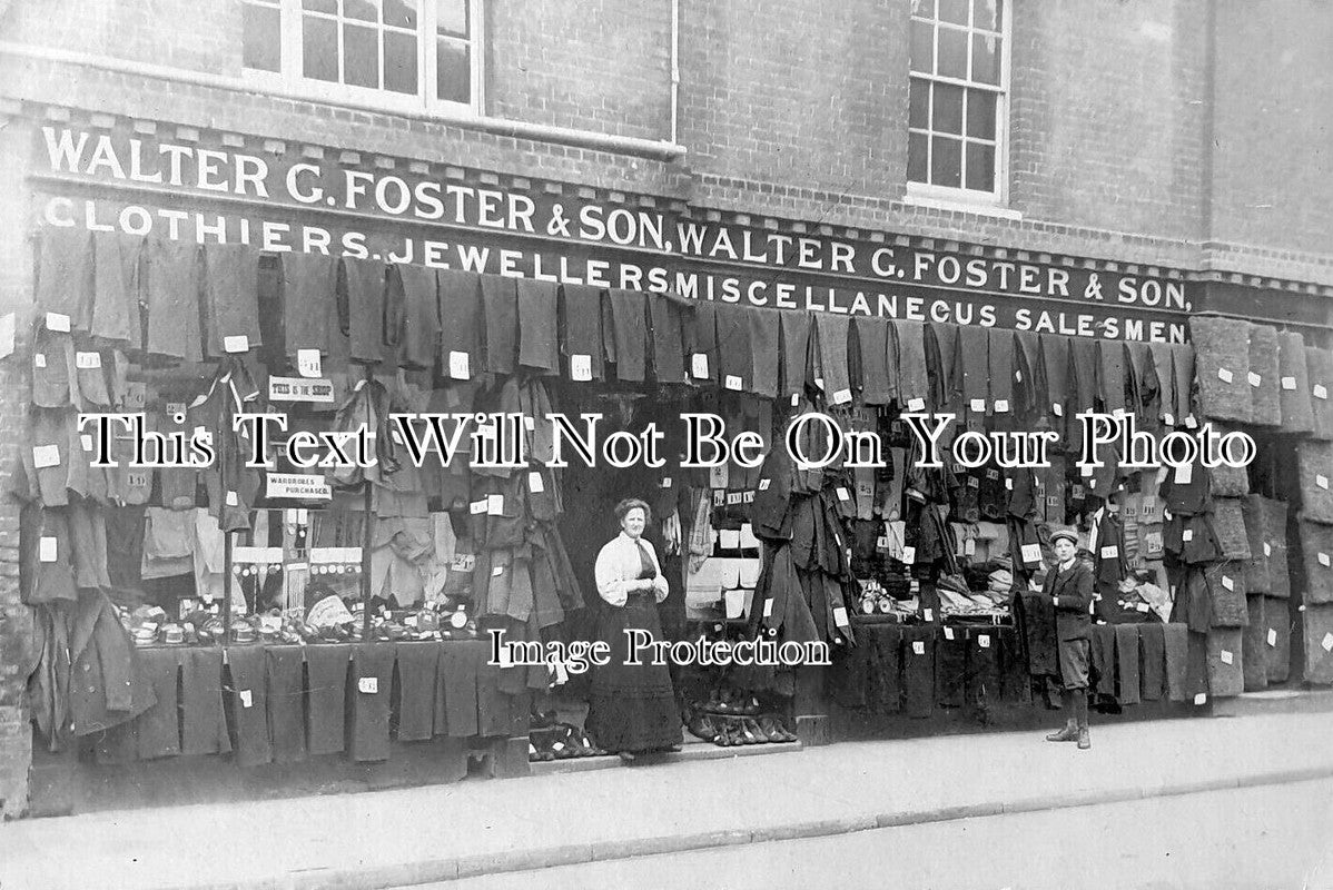 SF 3582 - Walter Foster Clothes Shop, Fore Street, Ipswich, Suffolk