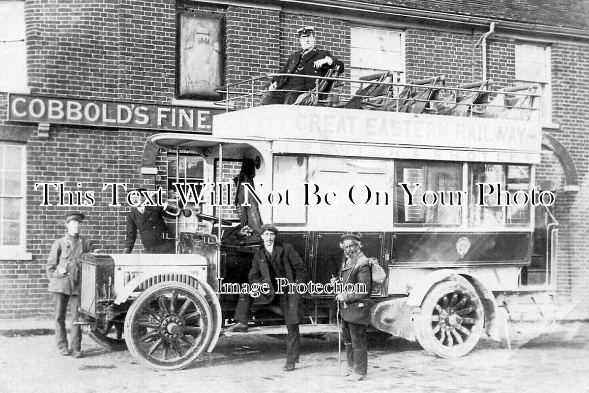 SF 3596 - Ipswich Omnibus, Suffolk c1907