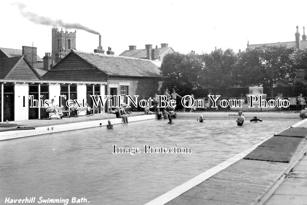 SF 3606 - Haverhill Swimming Bath Pool, Suffolk c1950