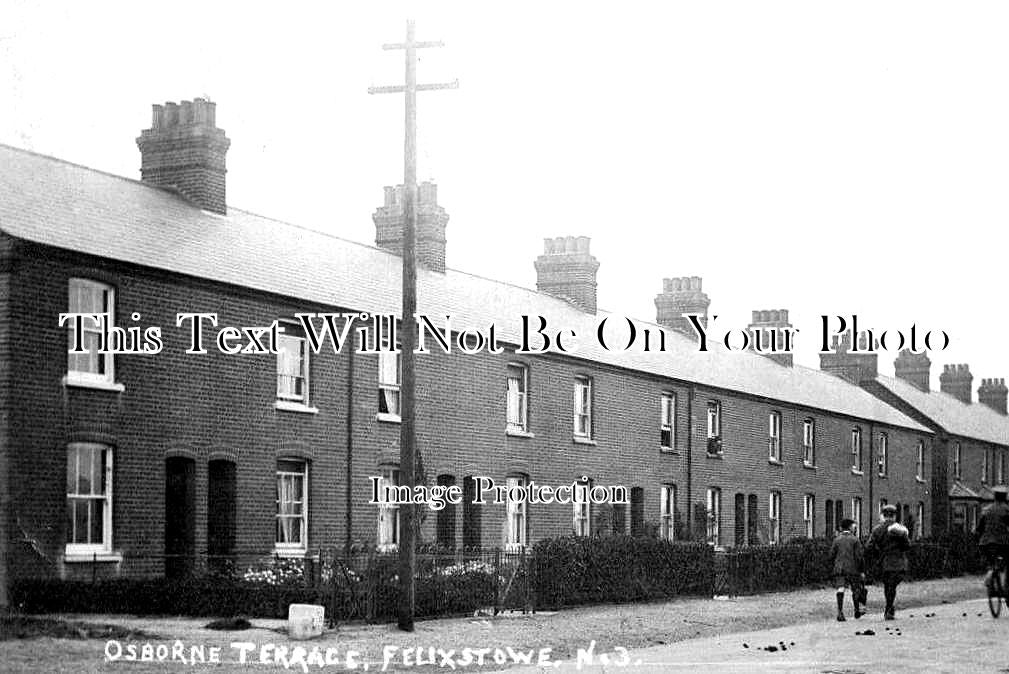 SF 3617 - Osborne Terrace, Felixstowe, Suffolk c1920