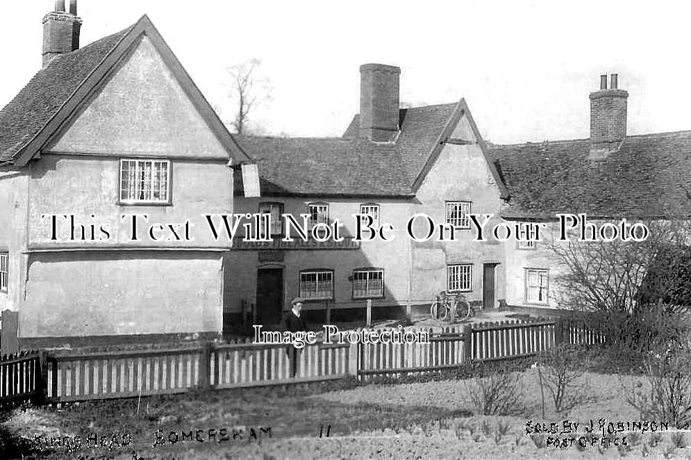 SF 3628 - The King's Head Pub, Somersham, Ipswich, Suffolk c1911