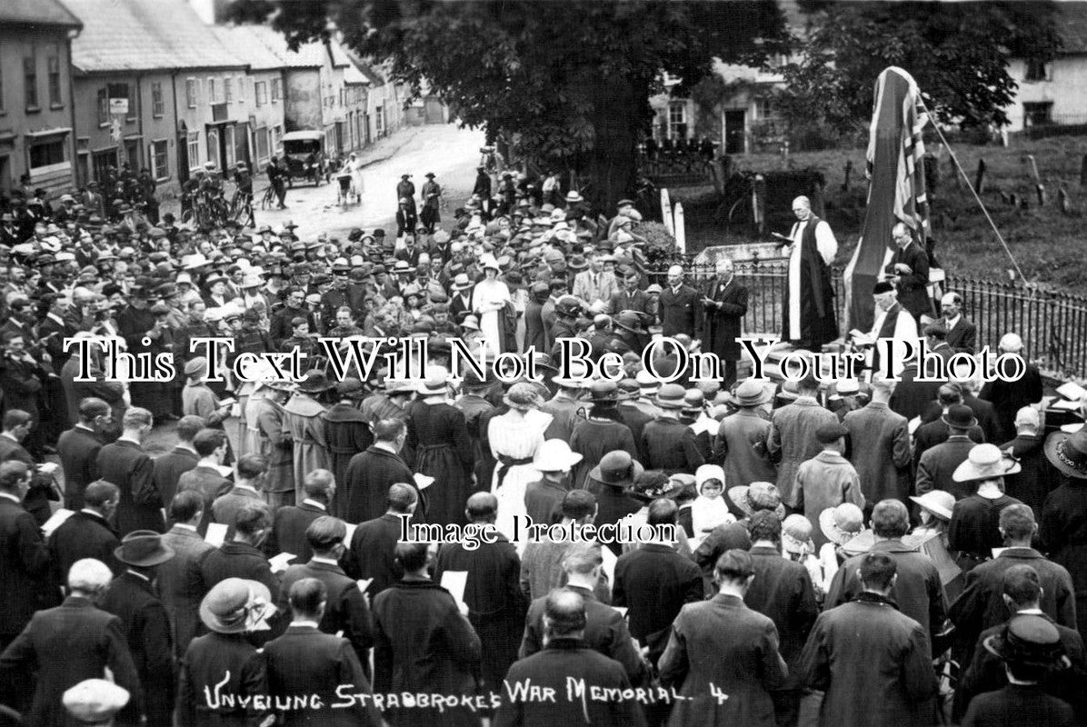 SF 363 - Unveiling War Memorial, Stradbroke, Suffolk