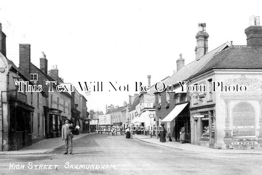 SF 3695 - High Street, Saxmundham, Suffolk c1911