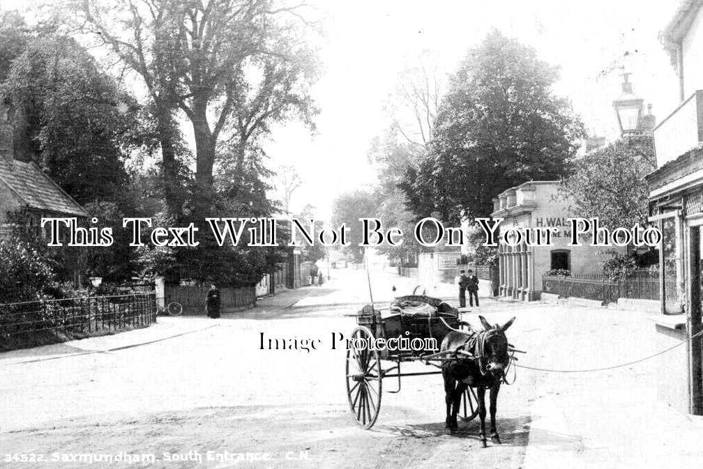 SF 3717 - South Entrance, Saxmundham, Suffolk c1909