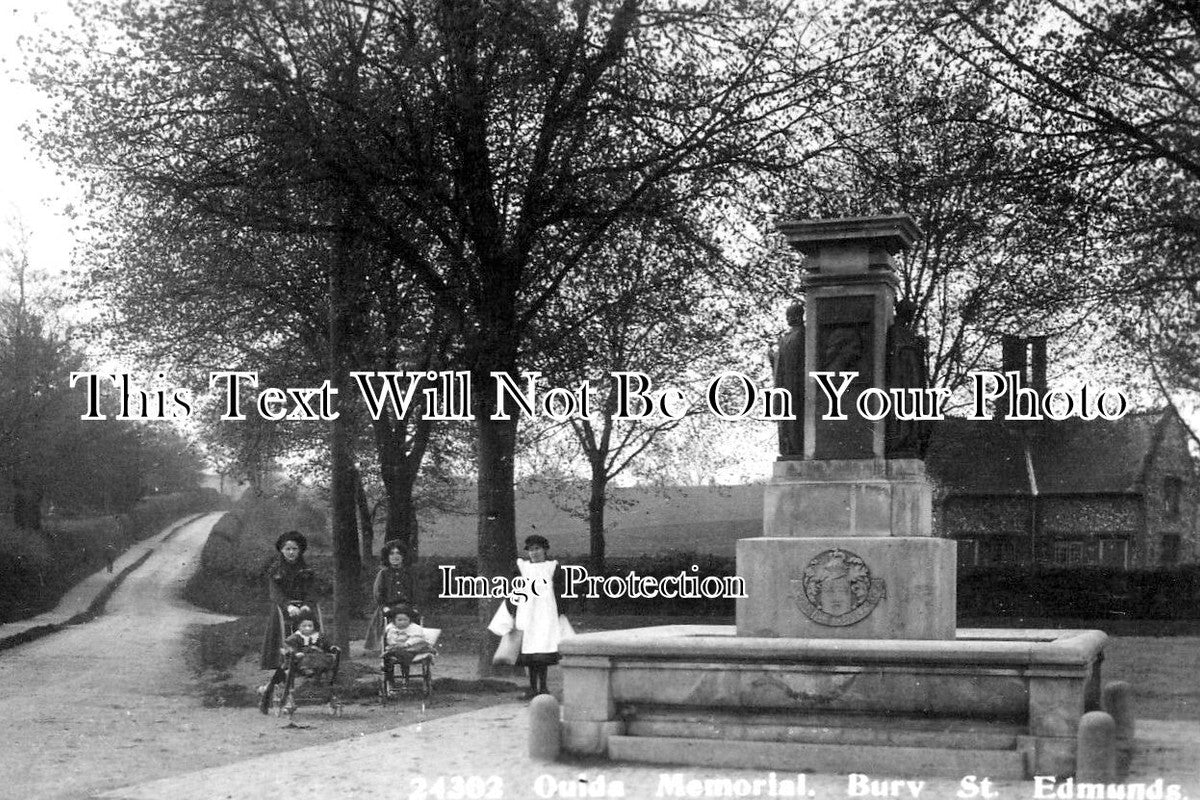 SF 3790 - Oulda Memorial, Bury St Edmunds, Suffolk c1916