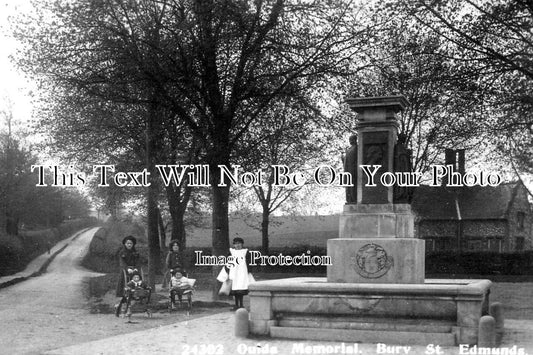 SF 3790 - Oulda Memorial, Bury St Edmunds, Suffolk c1916