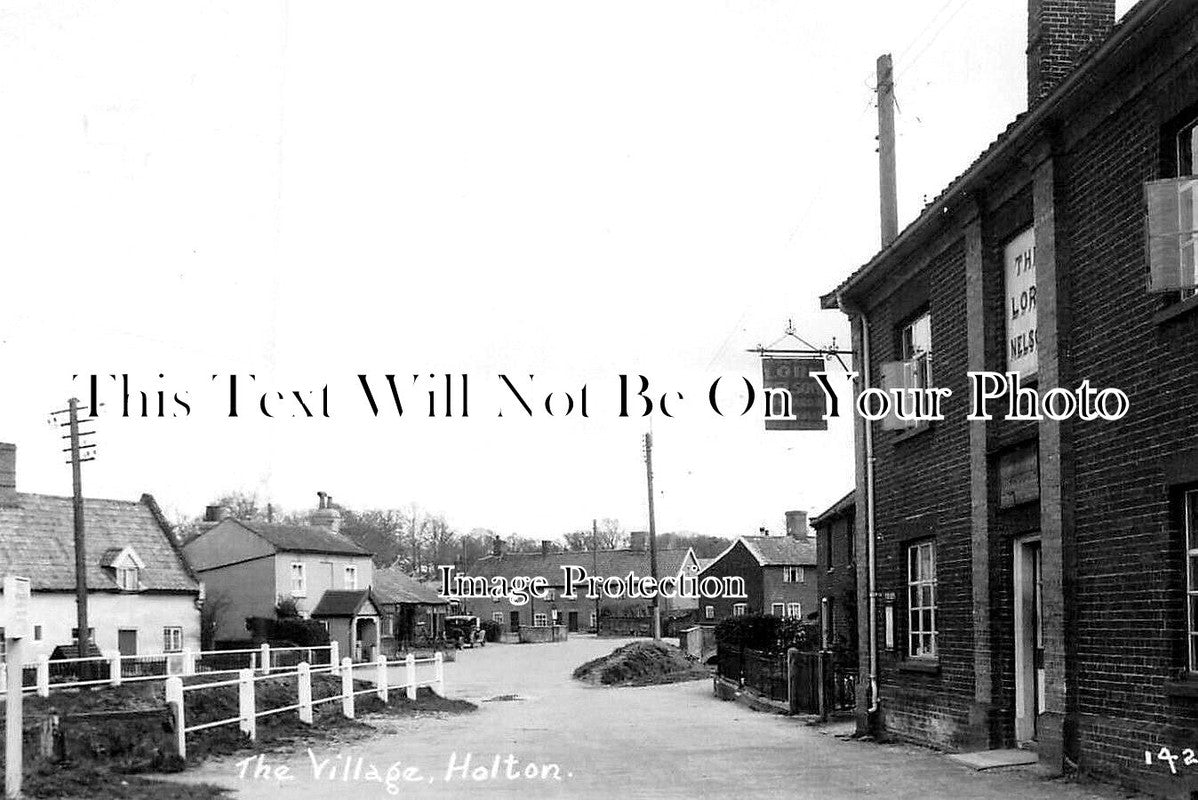 SF 3825 - The Lord Nelson Pub, Holton, Suffolk c1952