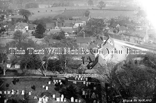 SF 3843 - Aerial View Of Stoke By Nayland, Suffolk