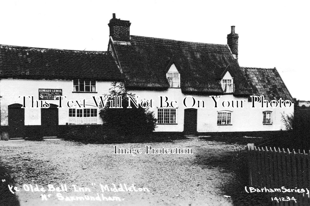 SF 3845 - Ye Olde Bell Inn Pub, Middleton, Saxmundham, Suffolk – JB Archive