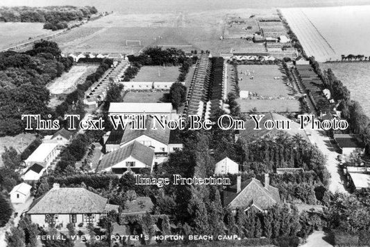 SF 3865 - Aerial View Of Potters Beach Camp, Hopton On Sea, Suffolk