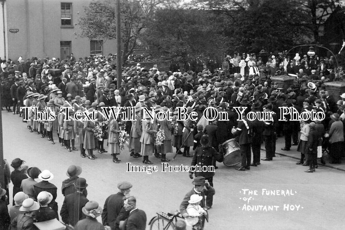 SF 3894 - The Funeral Of Adjutant Hoy, Felixstowe, Suffolk c1925