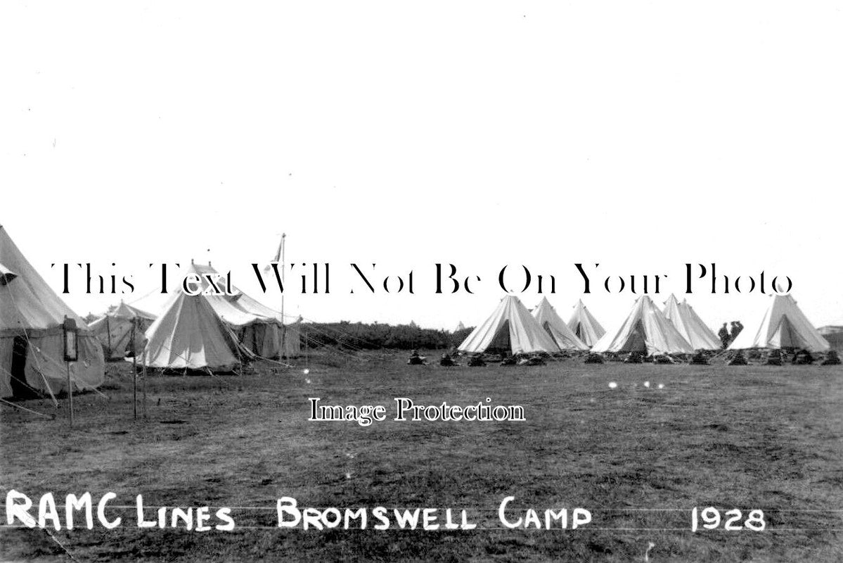 SF 3899 - RAMC Lines, Bromswell Military Camp, Suffolk c1928