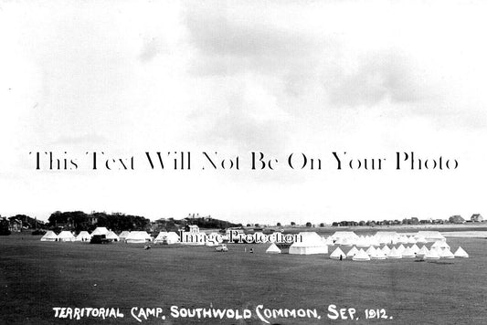 SF 3964 - Territorial Military Camp, Southwold Common, Suffolk 1912