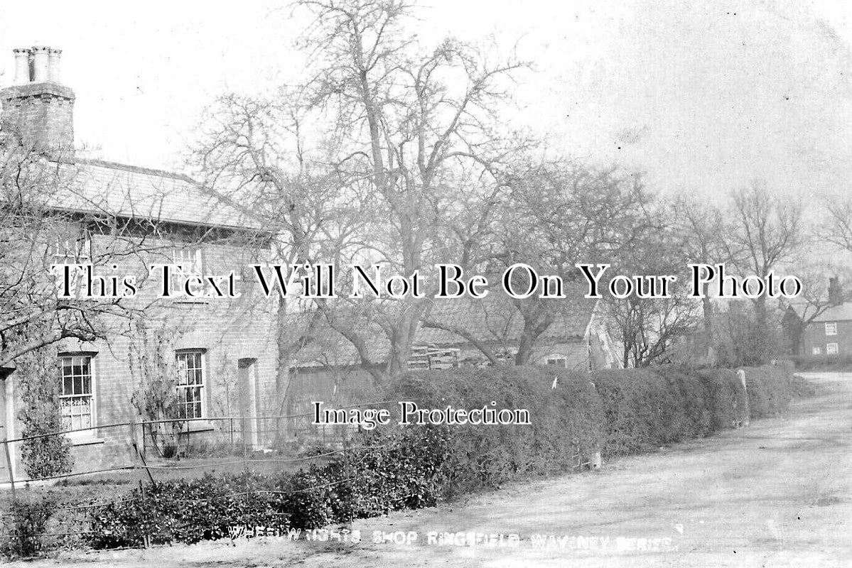 SF 3965 - Wheelwrights Shop, Ringsfield, Beccles, Suffolk c1907