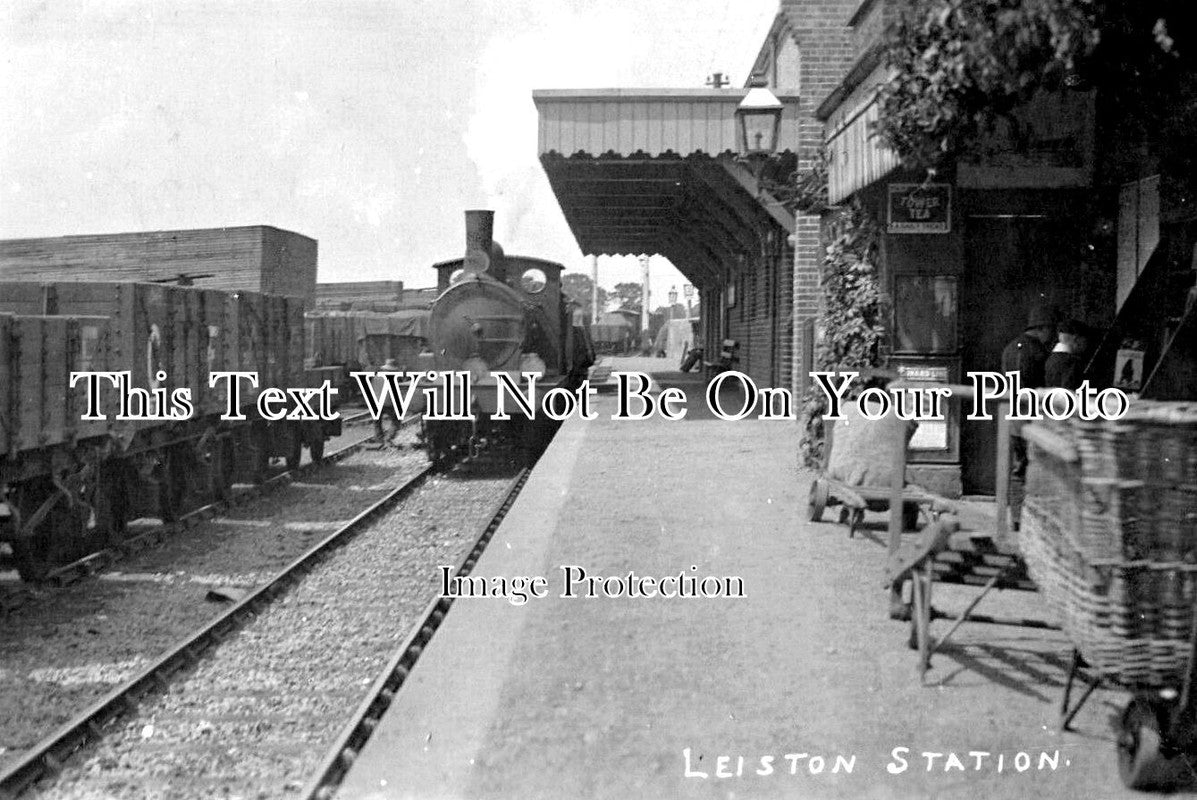 SF 3966 - Leiston Railway Station, Suffolk c1914