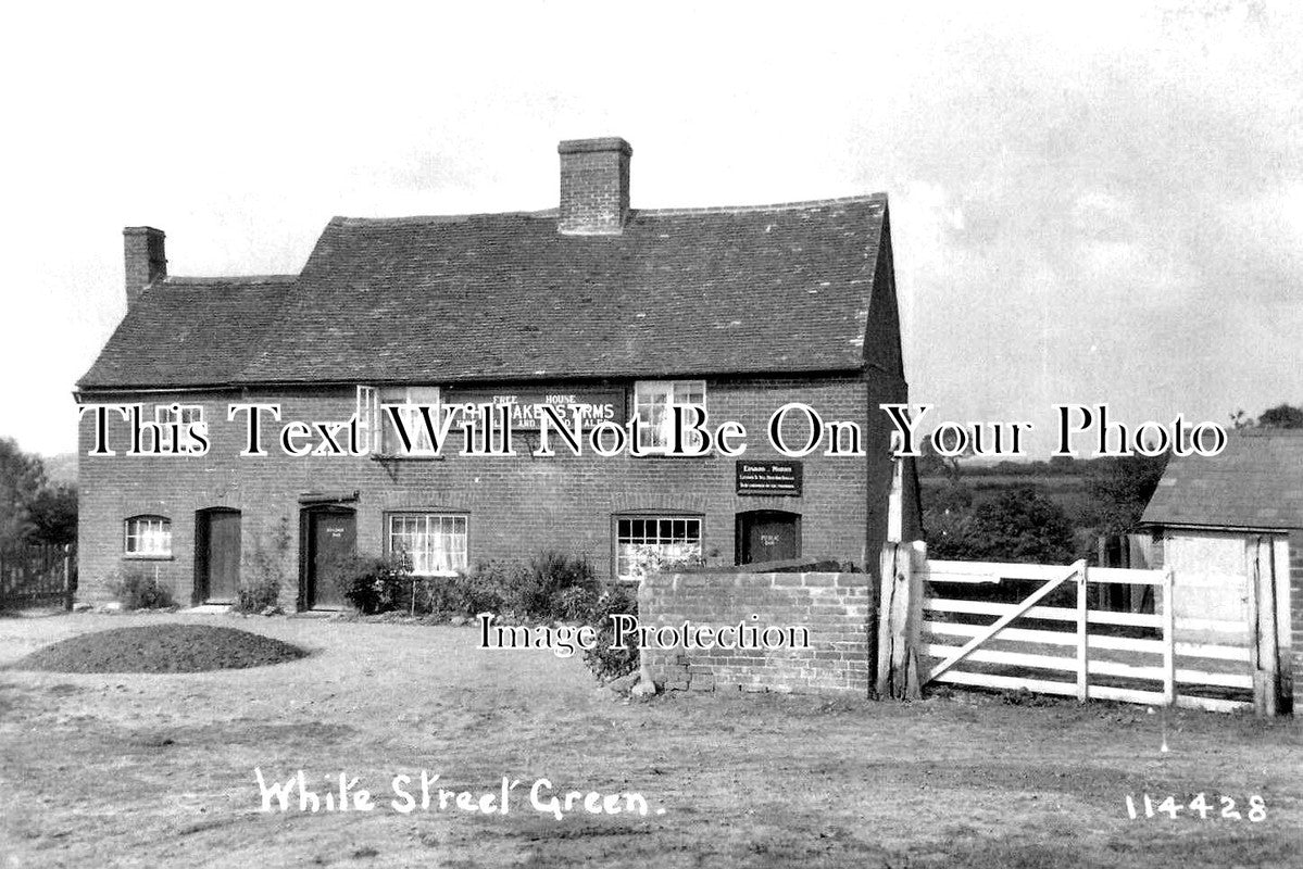 SF 3975 - The Bakers Arms Pub, White Street Green, Suffolk c1920