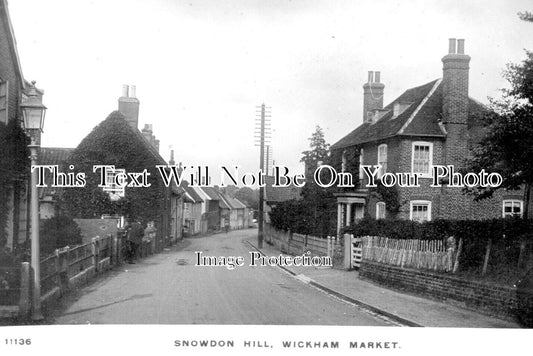 SF 4046 - Snowdon Hill, Wickham Market, Suffolk c1912