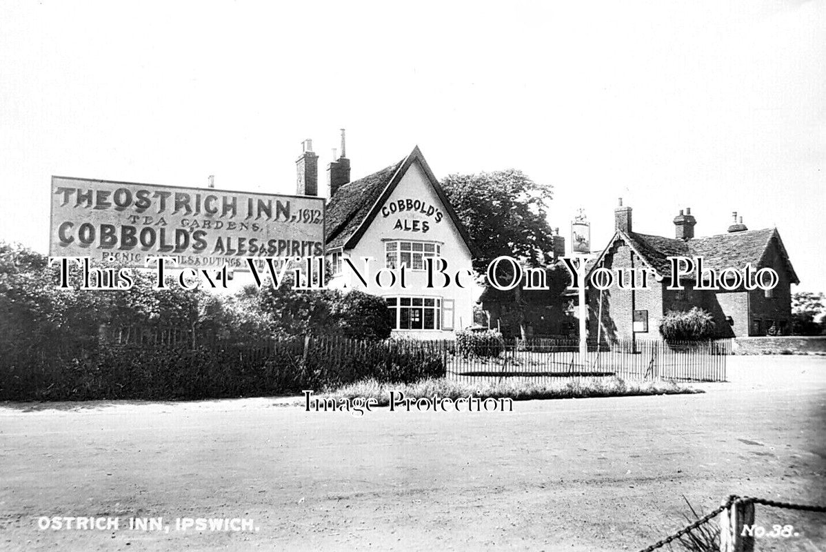 SF 4067 - The Ostrich Inn Pub, Ipswich, Suffolk