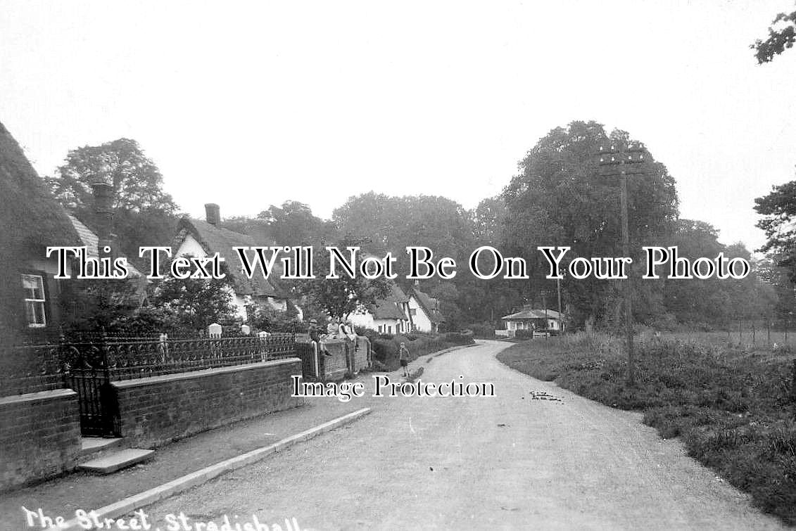 SF 4071 - The Street, Stradishall, Suffolk c1934