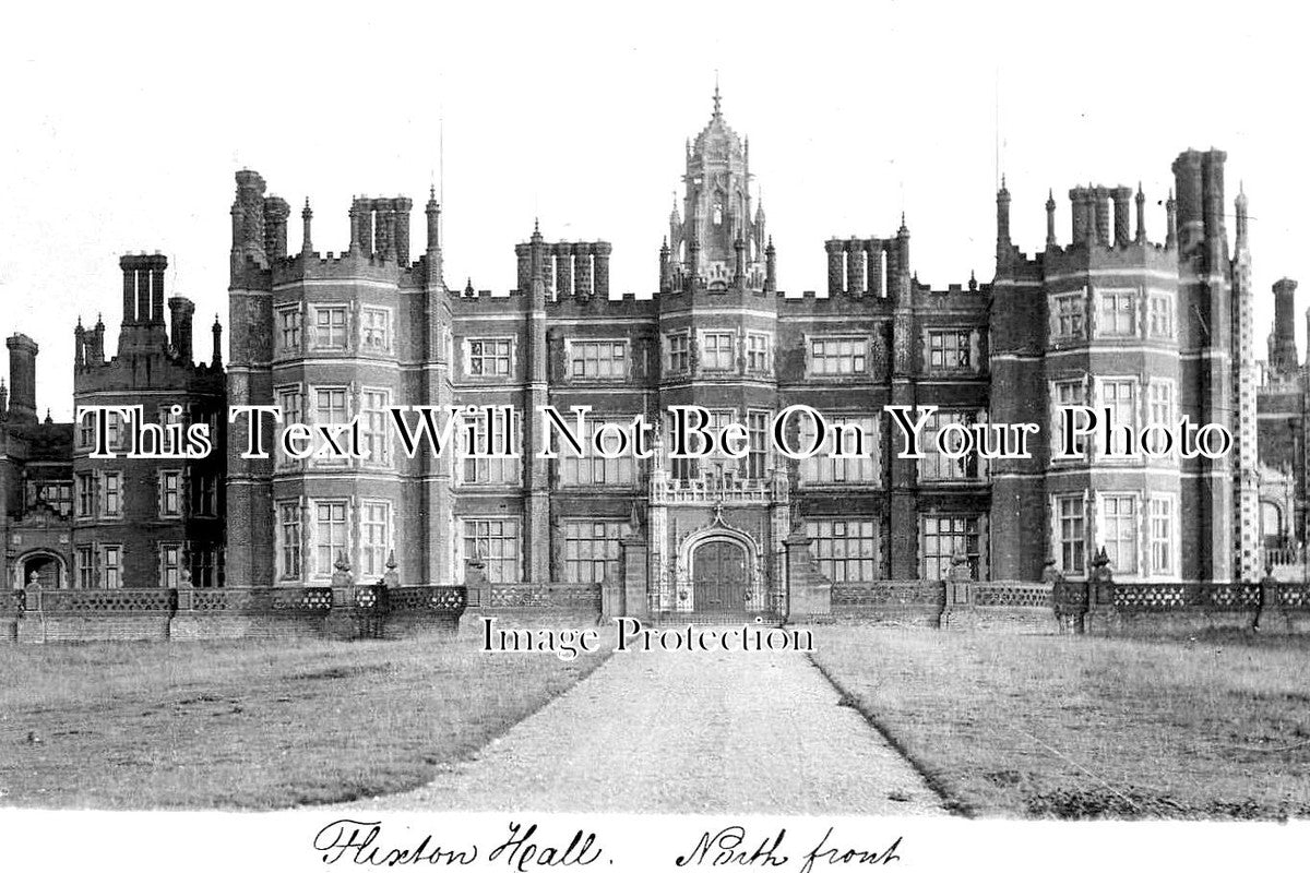 SF 4079 - Flixton Hall, North Front, Suffolk c1913