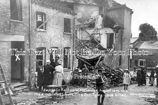 SF 4096 - Zeppelin Raid On Woodbridge, Suffolk 1915 WW1