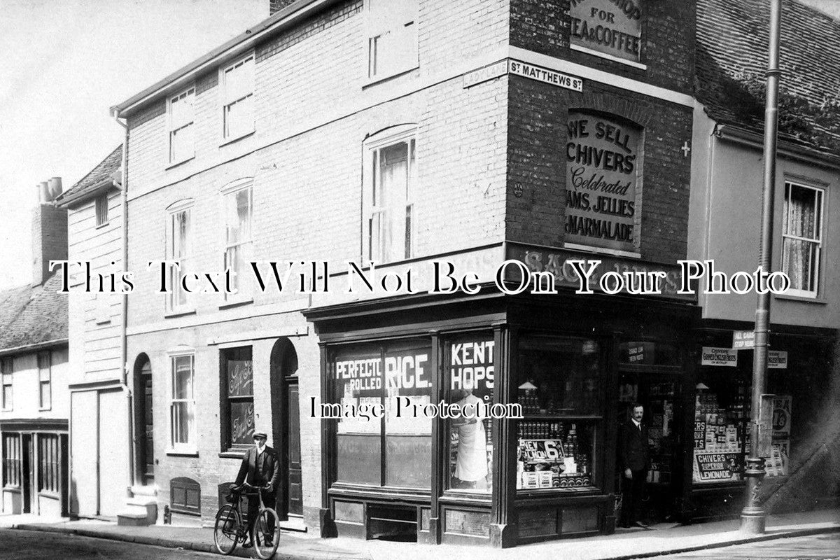 SF 413 - Corner Of Lady Lane & St Matthews Street, Ipswich, Suffolk c1905