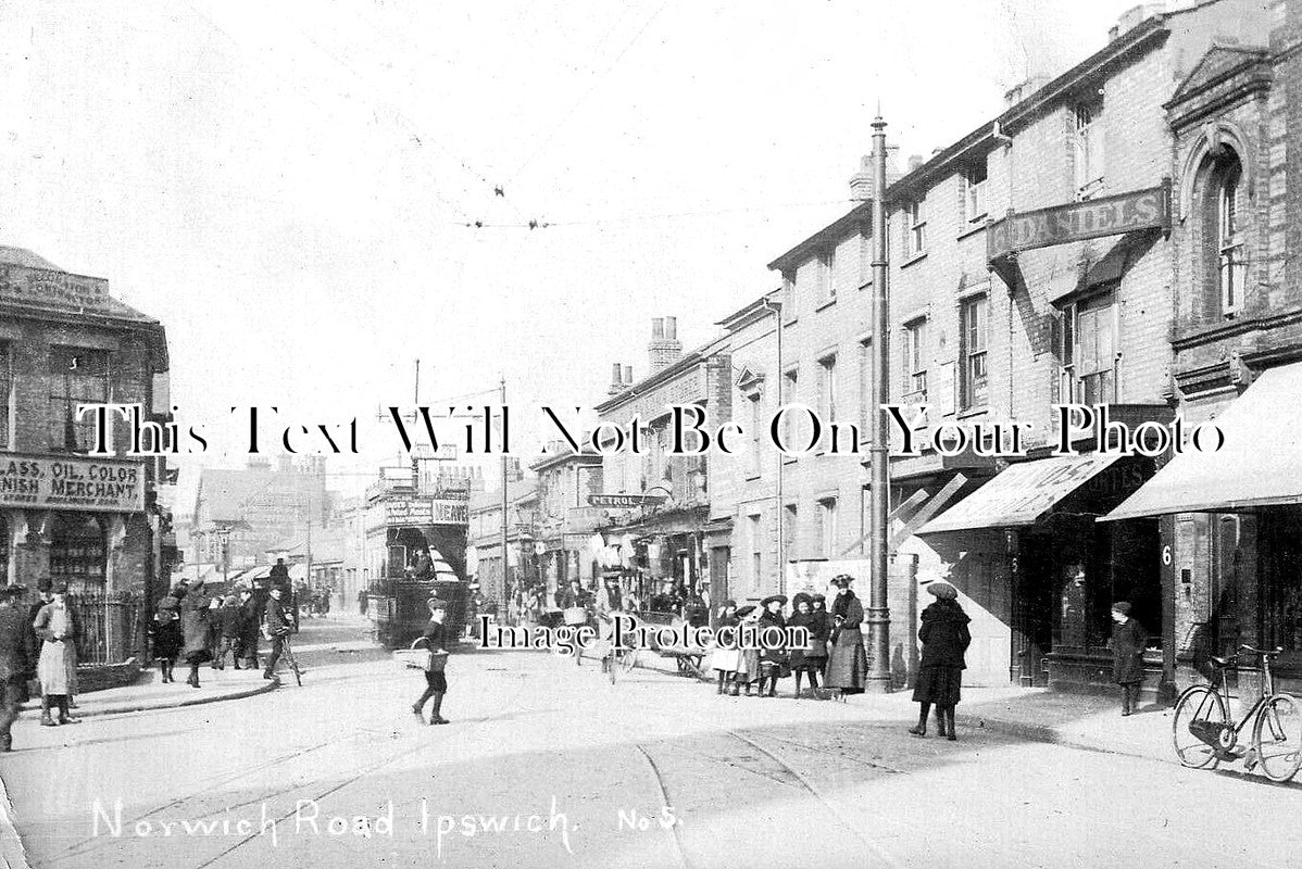 SF 4130 - Norwich Road, Ipswich, Suffolk c1908