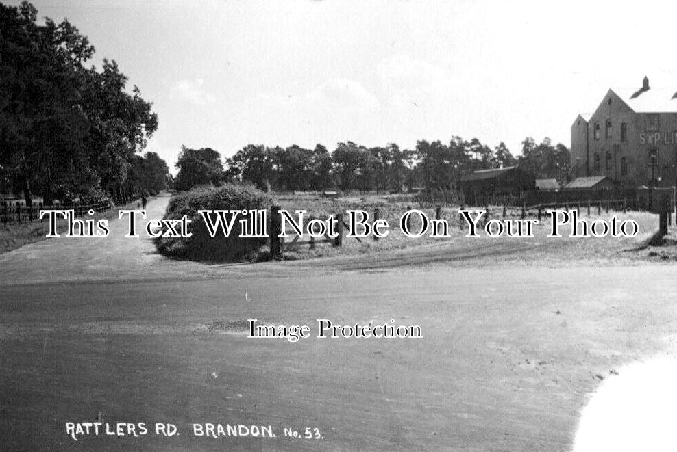 SF 4166 - Rattlers Road, Brandon, Suffolk c1933