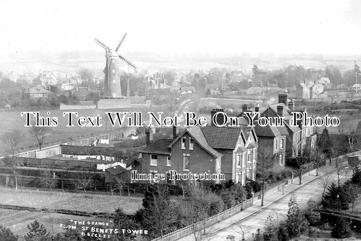 SF 4203 - The Grange From St Benets Tower, Beccles, Suffolk