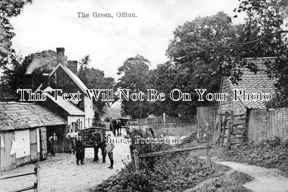 SF 4219 - The Green, Offton, Suffolk c1917