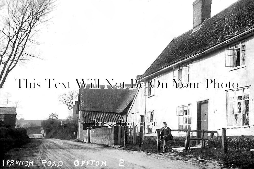 SF 4291 - Ipswich Road, Offton, Ipswich, Suffolk c1913