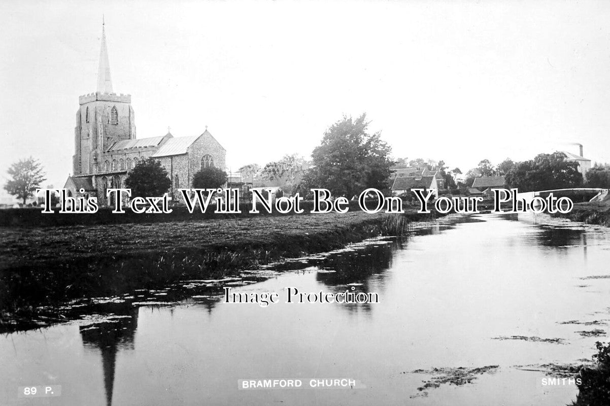 SF 4292 - Bramford Church, Suffolk c1912