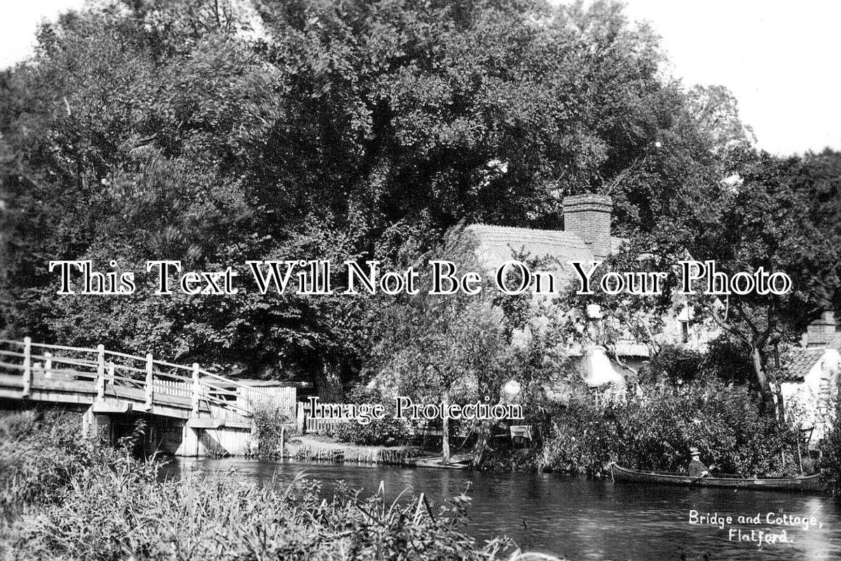 SF 4301 - Bridge & Cottage, Flatford, Suffolk