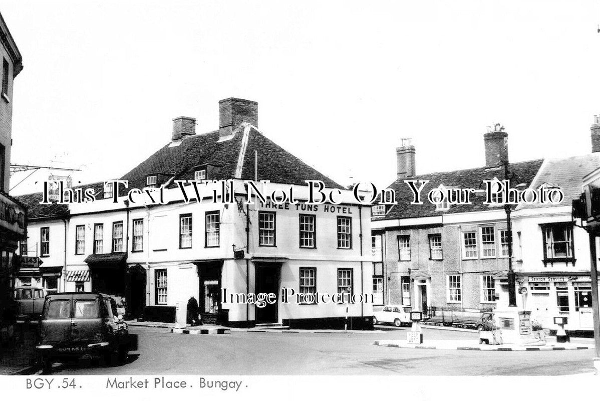 SF 4340 - Market Place, Bungay, Suffolk c1966