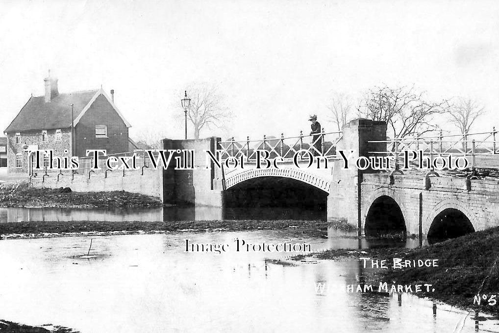 SF 4370 - The Bridge, Wickham Market, Suffolk c1915