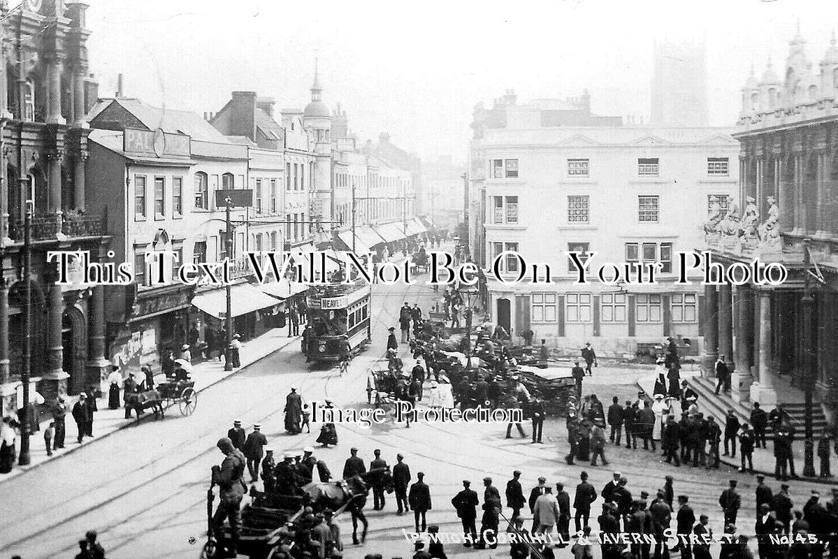 SF 4401 - Cornhill & Tavern Street, Ipswich, Suffolk