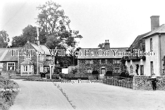 SF 4435 - Church Farm, Day School, Police Station, Icklingham, Suffolk c1916