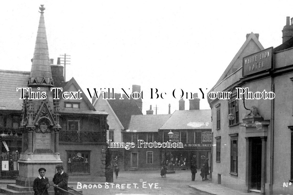 SF 4445 - Broad Street, Eye, Suffolk c1916