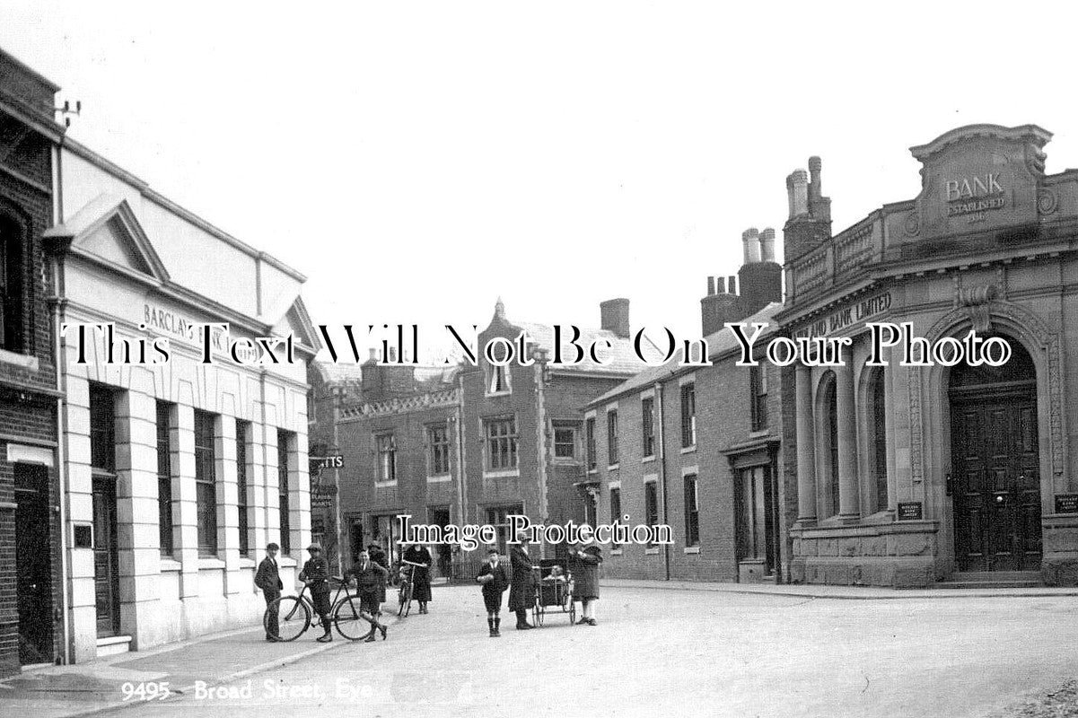 SF 4447 - Midland Bank Limited, Broad Street, Eye, Suffolk c1912