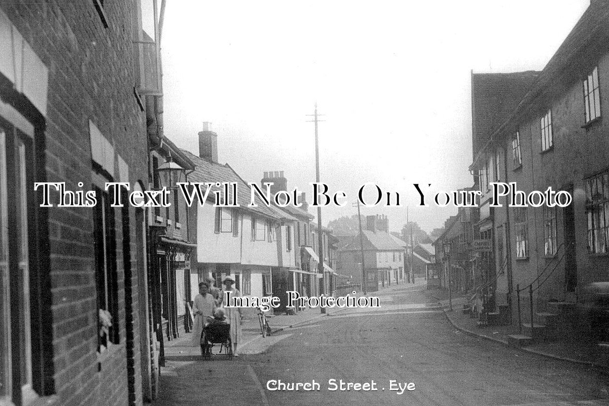 SF 4455 - Church Street, Eye, Suffolk c1920