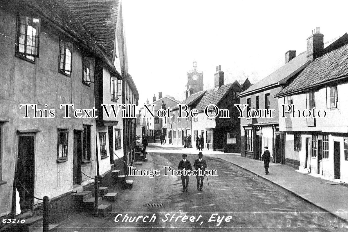 SF 4480 - Church Street, Eye, Suffolk c1910