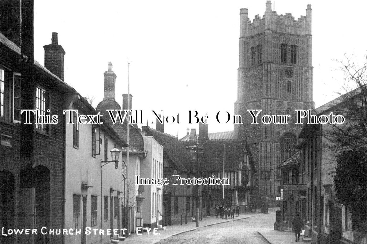 SF 4491 - Lower Church Street, Eye, Suffolk c1909