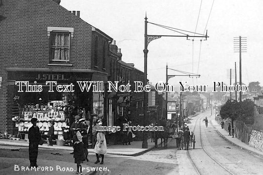 SF 486 - Bramford Road, Ipswich, Suffolk c1910